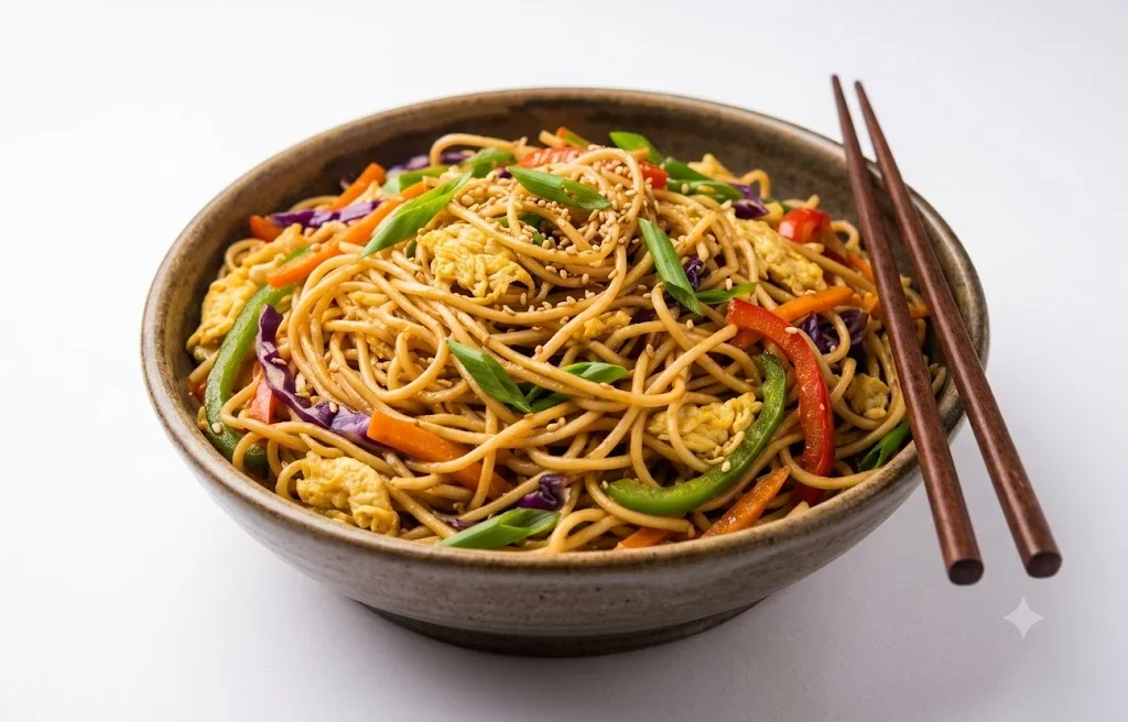 Schezwan Egg Noodles