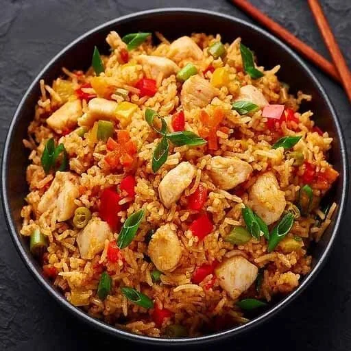 Schezwan Chicken Fried Rice