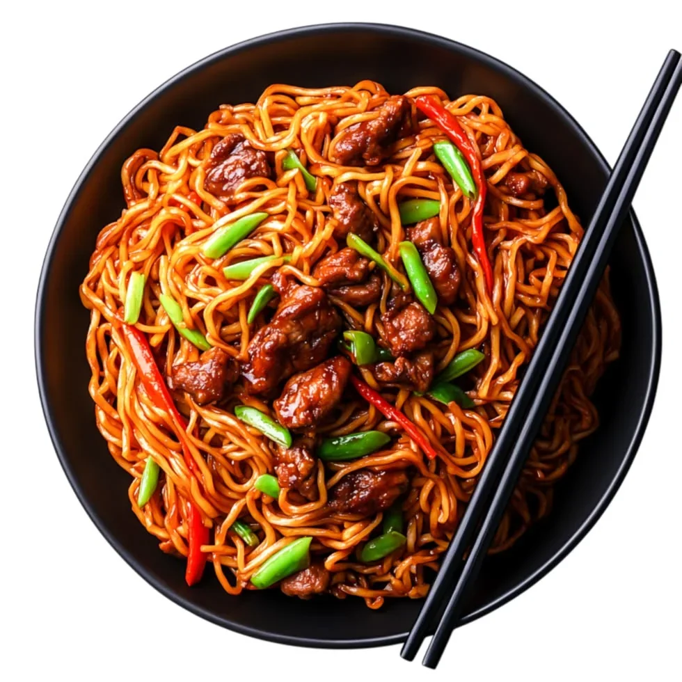 Schezwan Chicken Noodles