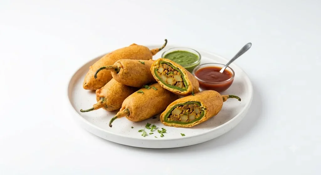 Stuffed Mirchi Bajji